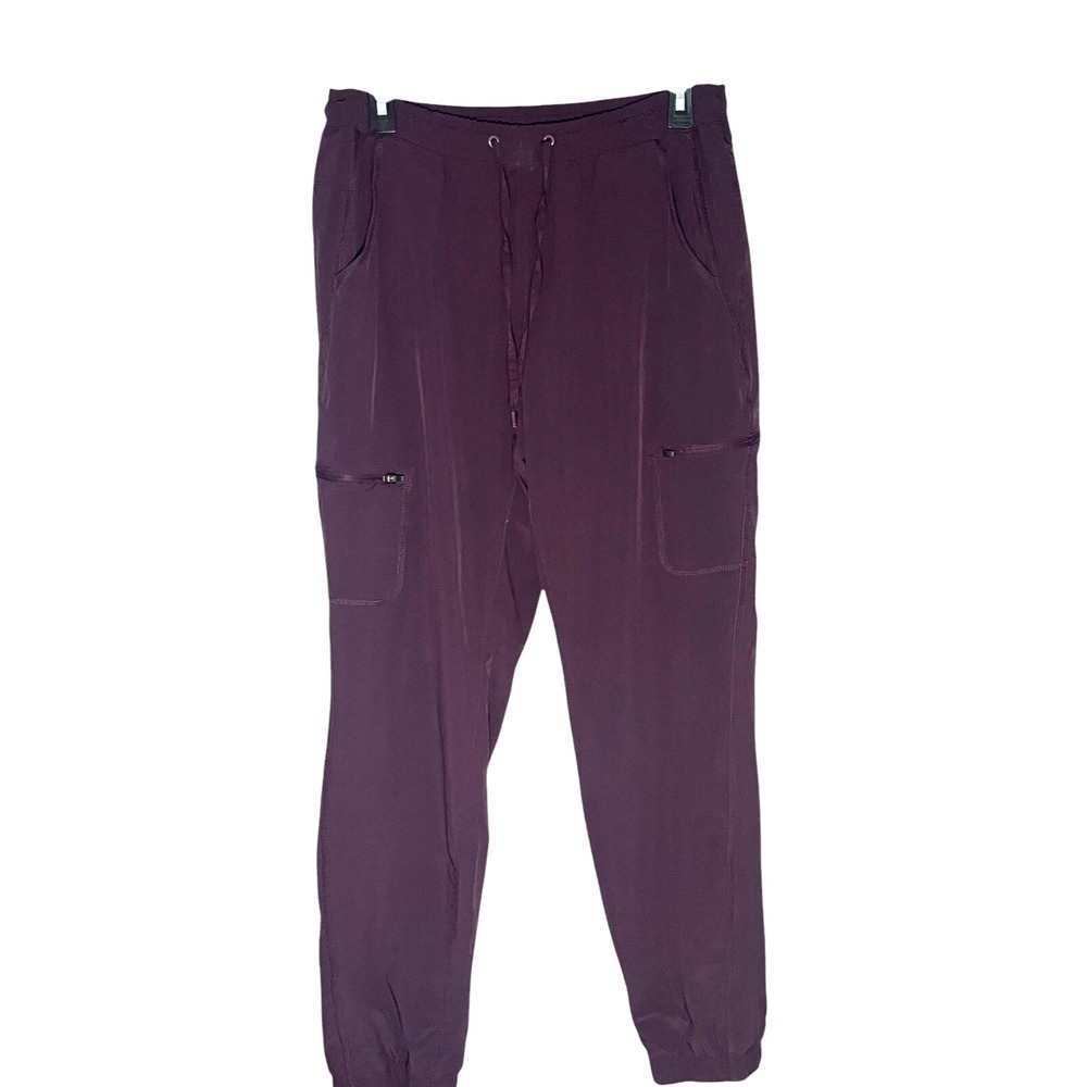 Eddie Bauer Women's Fleece Lined Windbreaker‎ Track Pants Purple 10